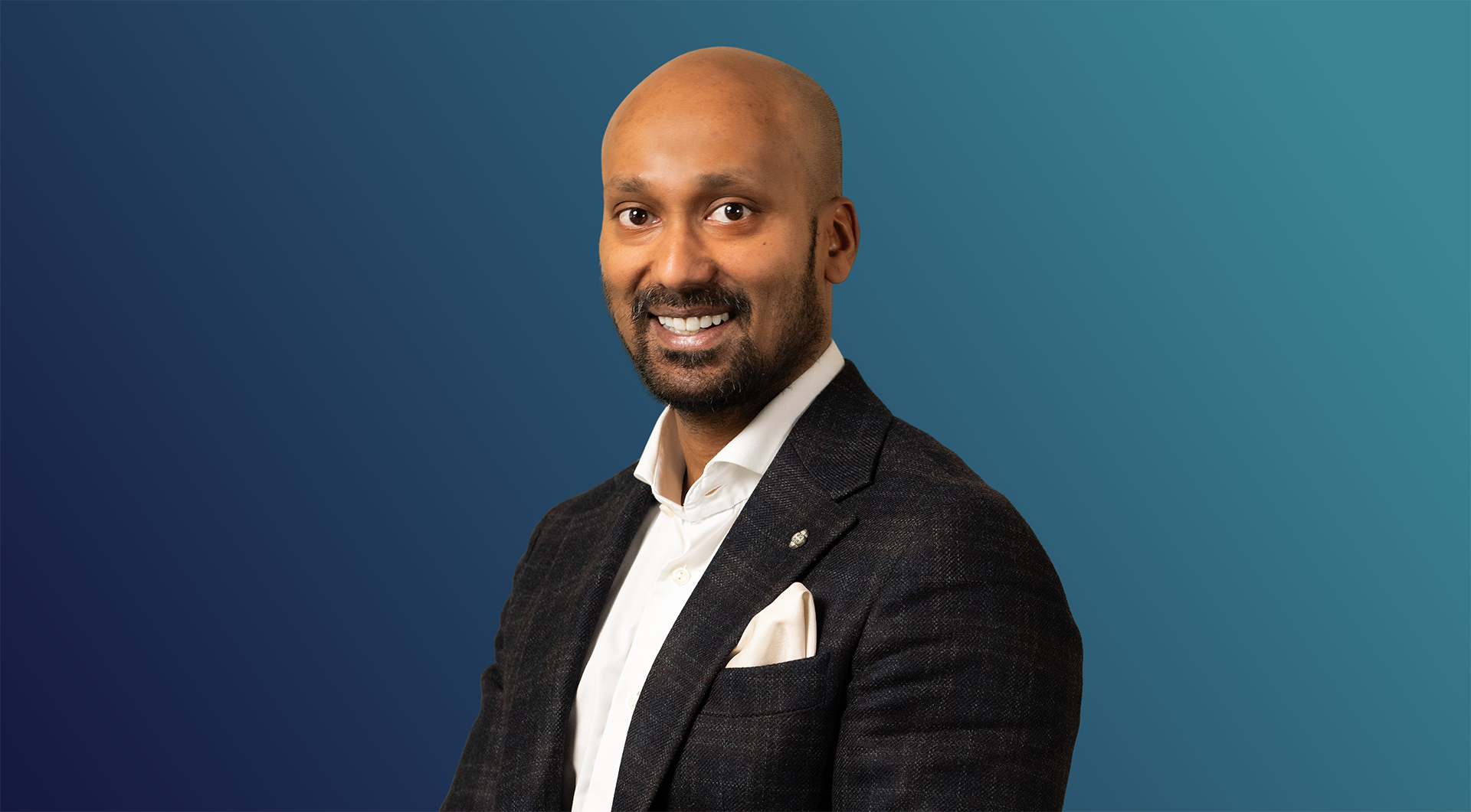 Portrett av Helge Bharat Johnsen